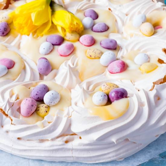 Easter Lemon Pavlova