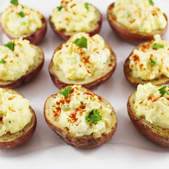 Super Easy Deviled Potatoes