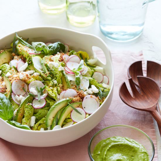 Crispy Quinoa Spring Salad
