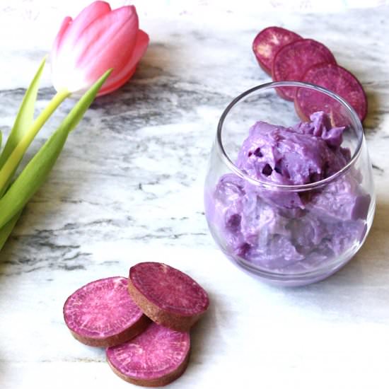 Purple Sweet Potato Ice Cream