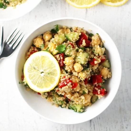 Quinoa, Chickpea, and Herb Salad