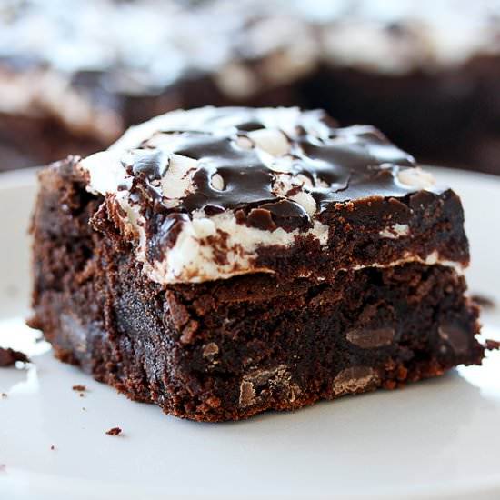 Chocolate Marshmallow Brownies