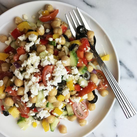 Mediterranean Chickpea Salad