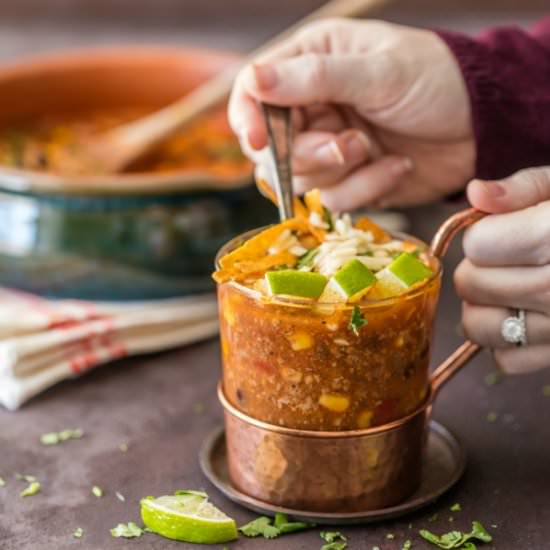 Beef Tortilla Soup