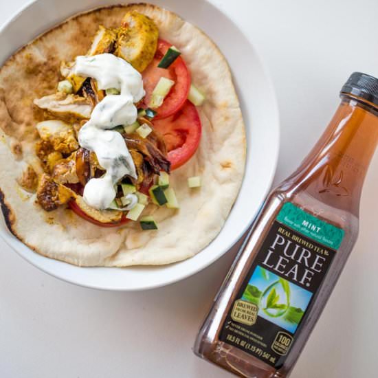 Chicken Shawarma Pita Wraps