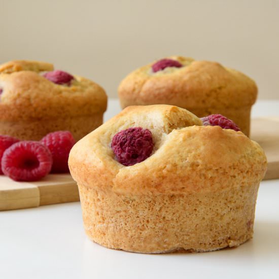Vegan Raspberry Muffins