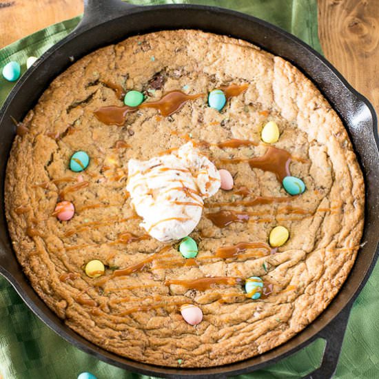 Mini Egg Skillet Cookie