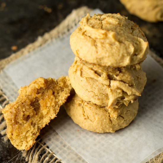 Perfect fluffy peanut butter cookie