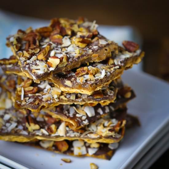 Toffee Matzo Brittle