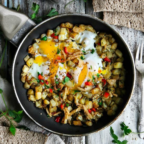 Potatoes and Egg Skillet