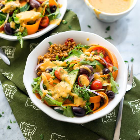 Arugula Bulgur Pilaf Salad