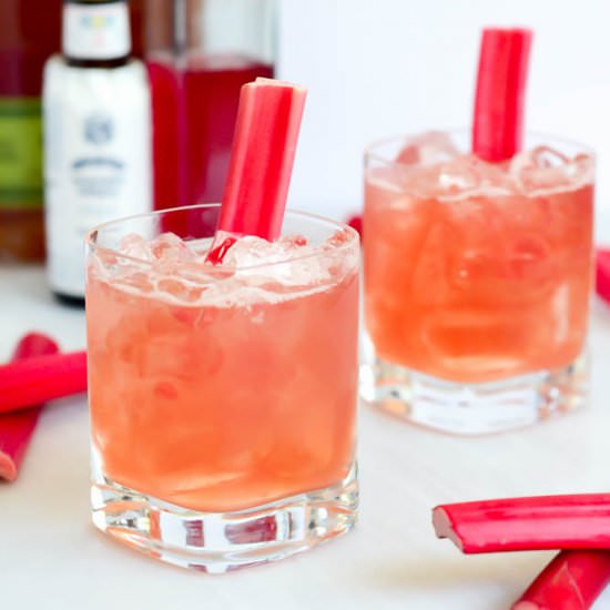 Rhubarb Old-Fashioned