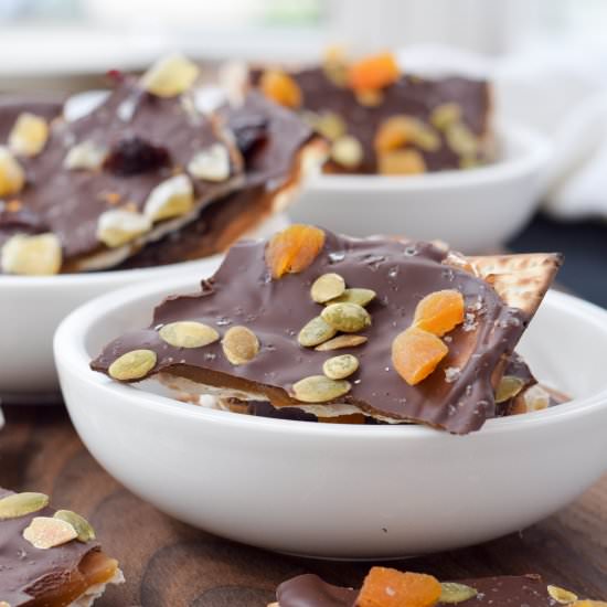 Matzo Chocolate Bark