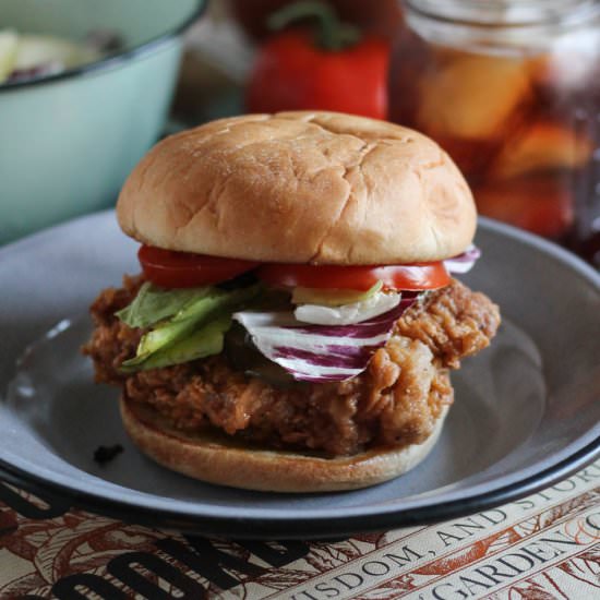 Southern Fried Chicken Sandwiches
