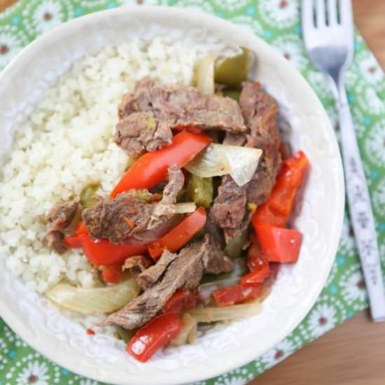 Easy Pepper Steak