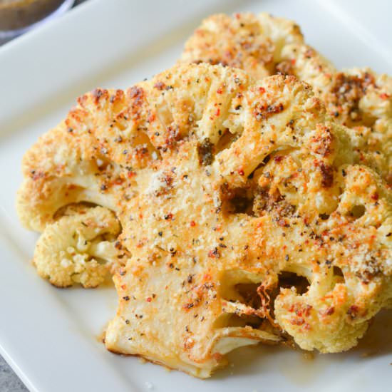 Parmesan Cauliflower Steak