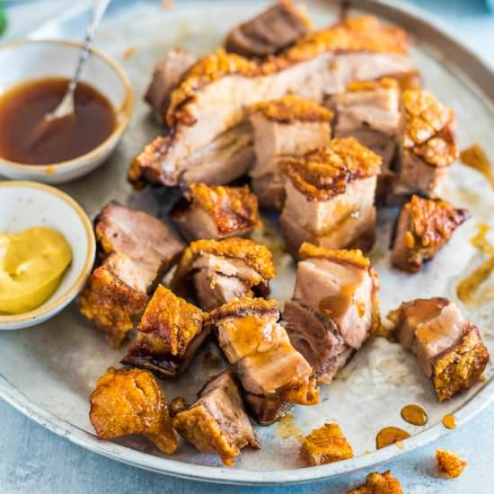 Slow Roasted Crispy Pork Belly