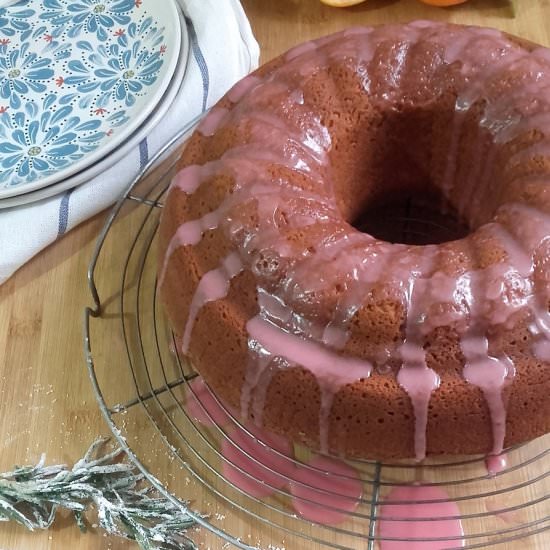 Blood Orange & Olive Cake