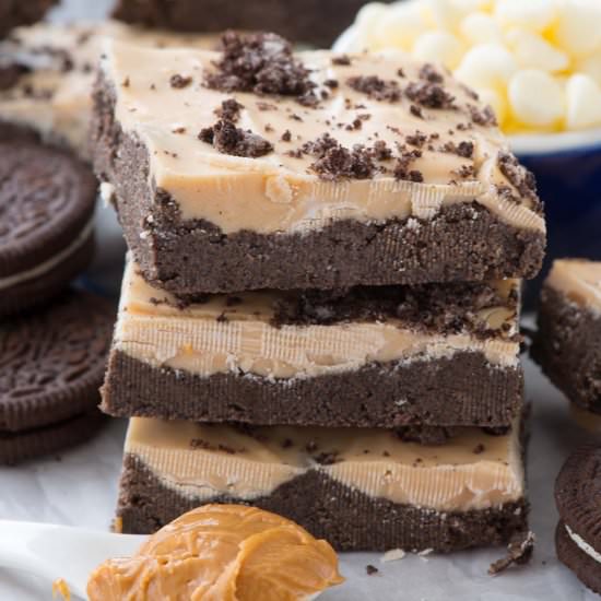No Bake Oreo Peanut Butter Bars