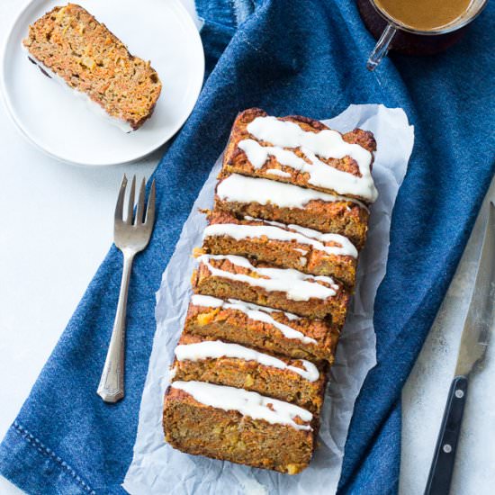 Pineapple Carrot Cake Bread