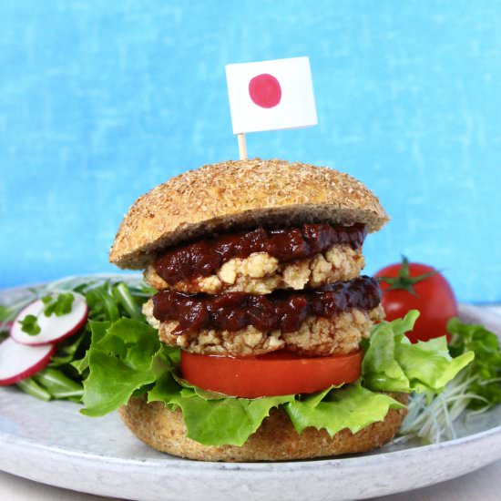 Vegan Japanese Burger