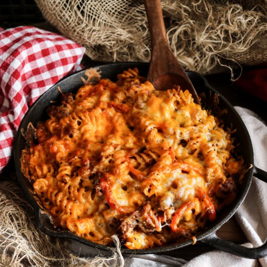 Italian Sausage Baked Pasta