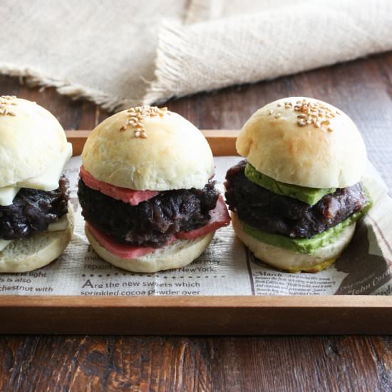Japanese Red Bean Butter Sandwiches