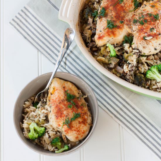 No Soup Chicken, Rice & Broccoli