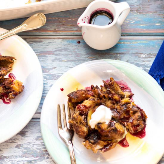 Easter Colomba Baked French Toast