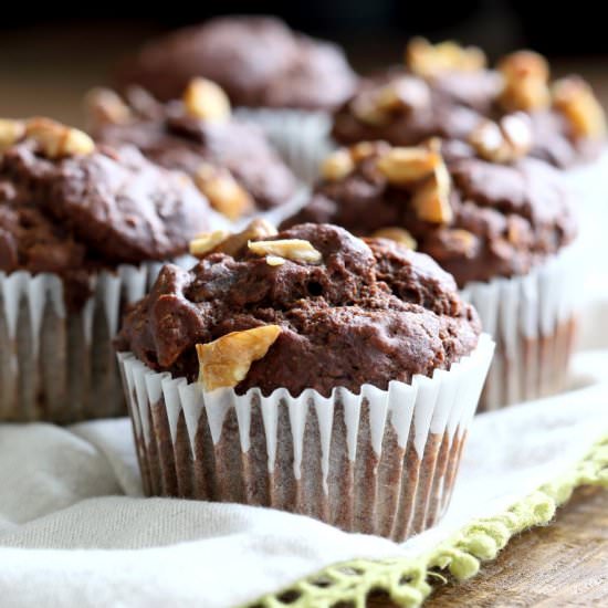 PB Chocolate Banana Muffins