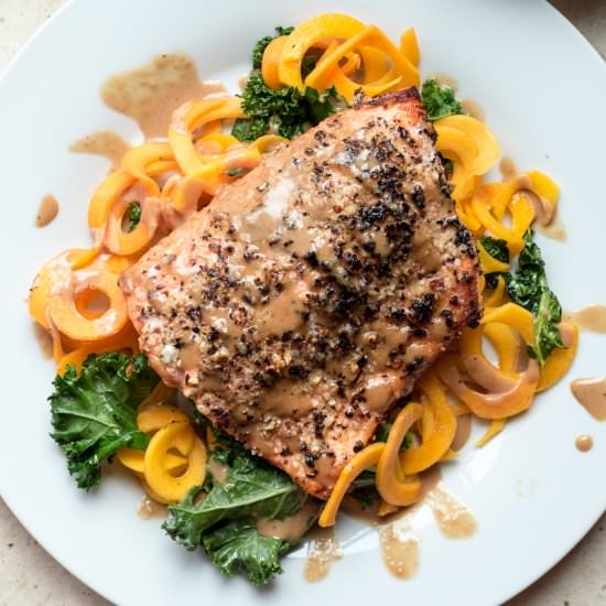 Hazelnut Crusted Salmon