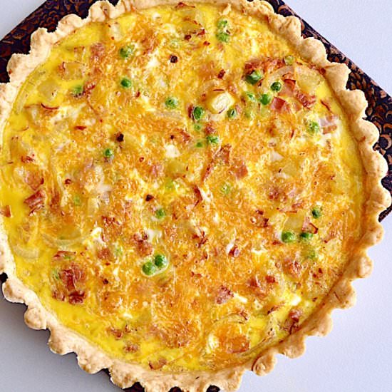 Loaded Ham Quiche