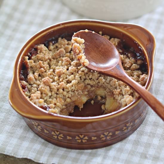 Banana Caramel Crumble
