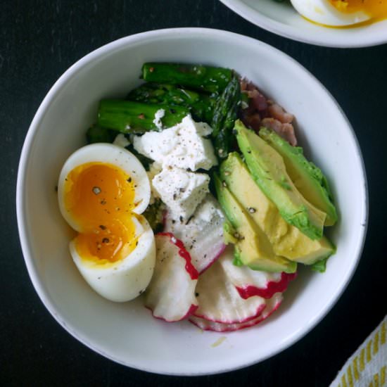 Pesto Brown Rice Bowl