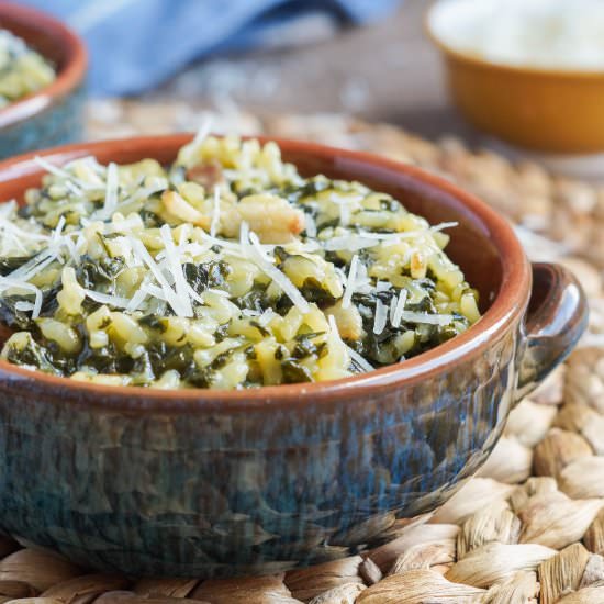 Arroz con Acelgas