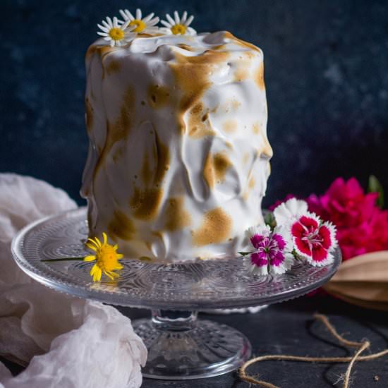 Lemon Meringue Cake