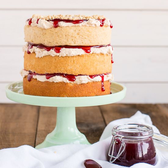 Peanut Butter & Jelly Cake