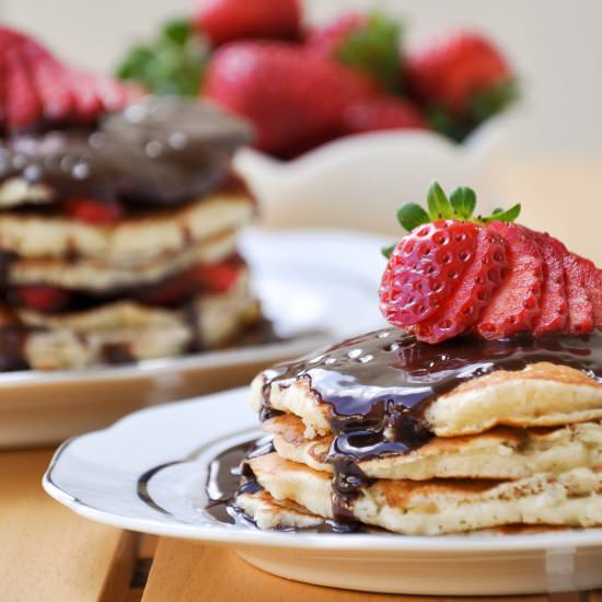 American fluffy pancakes