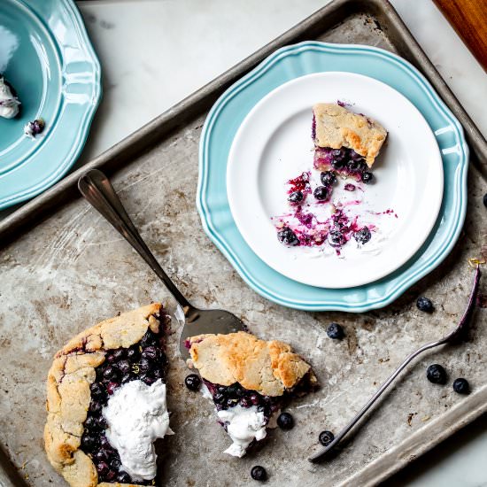 Lemon Blueberry Galette