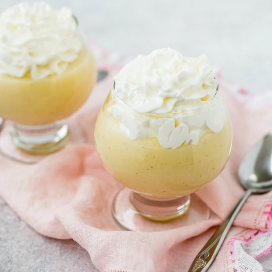 Vanilla Pudding w/ Brown Butter