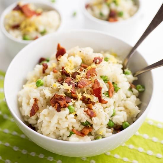 Spring Pea Risotto