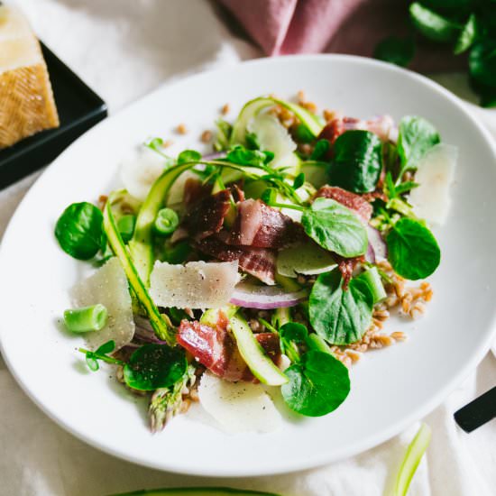 Spring Jamón Ibérico salad