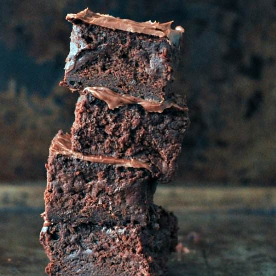 Fruit Sweet Rich Fudgy Brownies