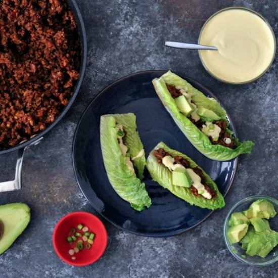 Spicy Vegan Chorizo Sausage Crumble