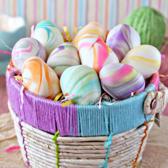 Marbled Easter Egg Truffles
