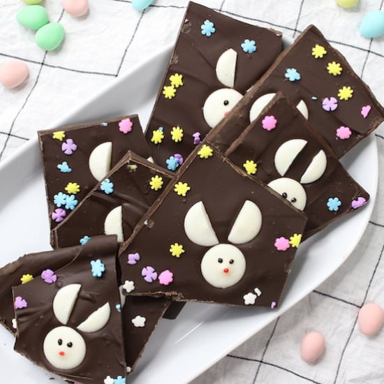 Easy Bunny Chocolate Bark