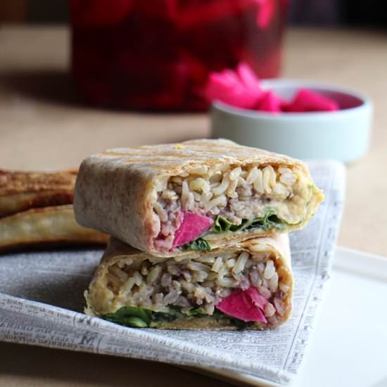 Double Hummus Wraps