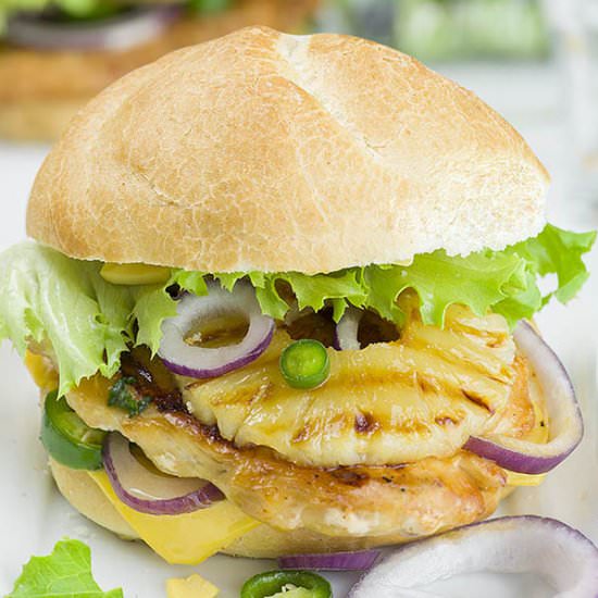 Pineapple Grilled Chicken Sandwich