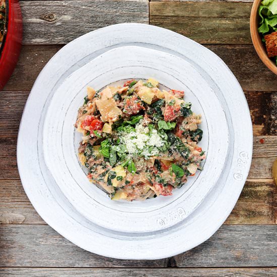 Summer Skillet Veggie Lasagna