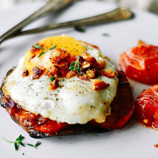 Portobello Egg Toast